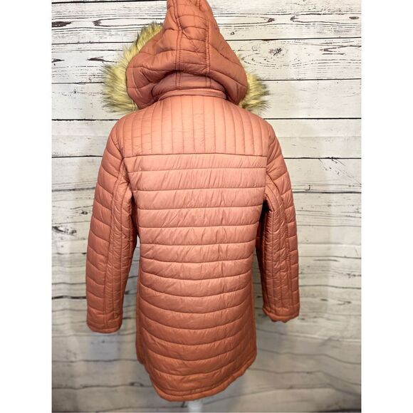 HanTon Faux Fur Hood Jacket Size Medium - Picture 11 of 16